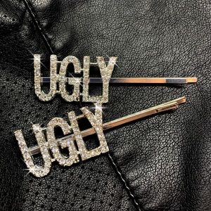 Selena Gomez UGLY Crystal Bobby Pins (2pc Set)